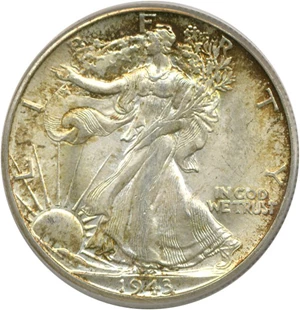 image for: 1943-D 50c PCGS MS64
