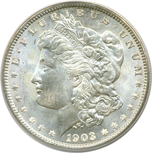 image for: 1903-O $1 PCGS MS65