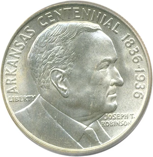 image for: 1936 50c Robinson PCGS MS65