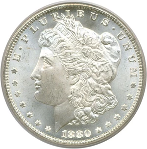 image for: Top 100 VAM: 1880/79-CC $1 Rev.'78 (VAM-4) PCGS MS65