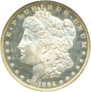 image for: 1884-O/O $1 ANACS MS65 UDM