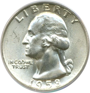 image for: 1958-D 25c PCGS MS66 ex: Omaha Bank Hoard