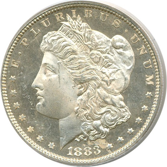 image for: 1883 $1  PCGS MS64 DMPL