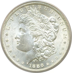 image for: 1886-S $1 PCGS MS64