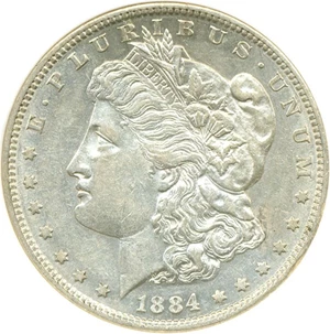 image for: 1884-S $1 NGC AU55