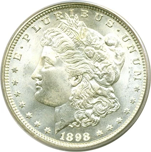 image for: 1898 $1 PCGS MS66