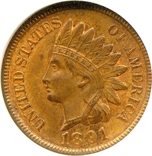 image for: 1891 1c NGC MS64 RB