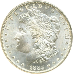image for: 1885-O $1 NGC MS66