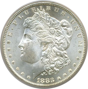 image for: 1883-CC $1 PCGS MS66