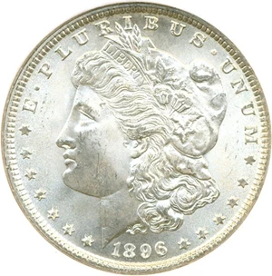 image for: 1896 $1 NGC MS65