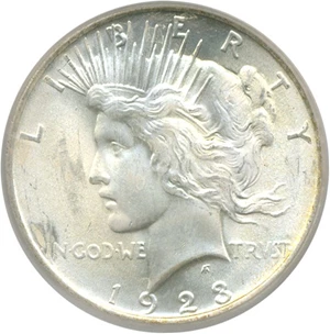 image for: 1923 $1 ICG MS65