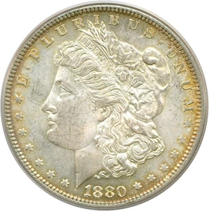 image for: 1880 $1 PCGS MS64