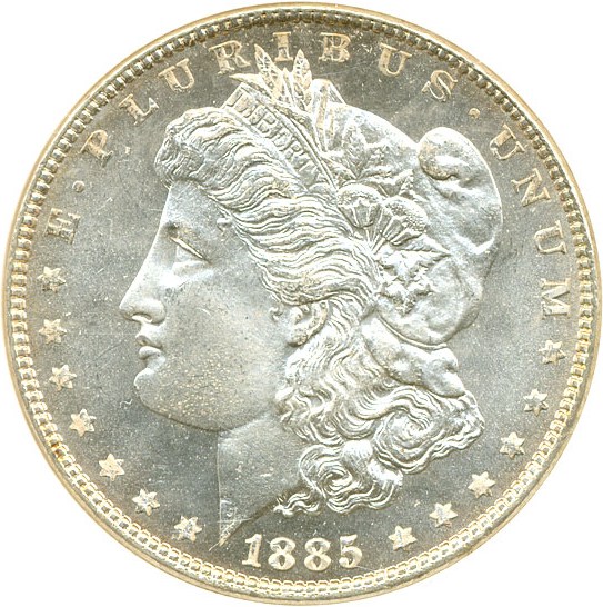 image for: 1885 $1  NGC MS66 PL