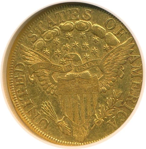 image for: 1800 $10 NGC AU50