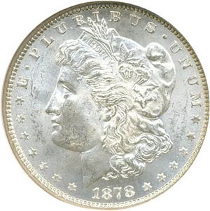image for: 1878 7TF $1 Rev.'79 NGC MS63