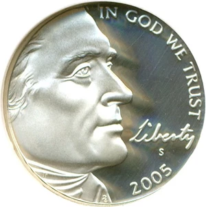 image for: 2005-S 5c Ocean View/Western Waters NGC Proof 70 UCameo
