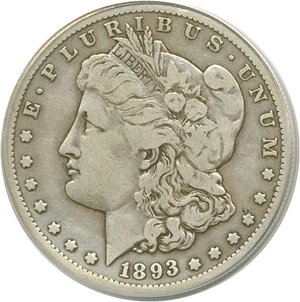 image for: 1893-S $1 PCGS F12