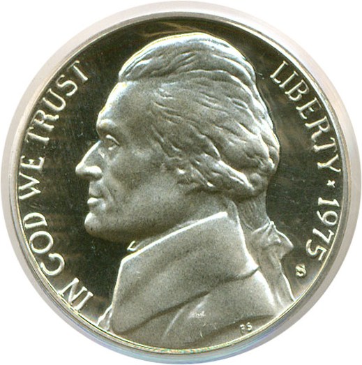 image for: 1975-S 5c  PCGS Proof 69 DCameo