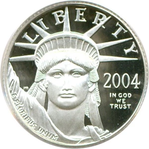 image for: 2004-W $10 Platinum Eagle PCGS Proof 69 DCameo