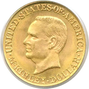 image for: 1917 G$1 McKinley PCGS MS65