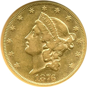 image for: 1876-CC $20 NGC XF45