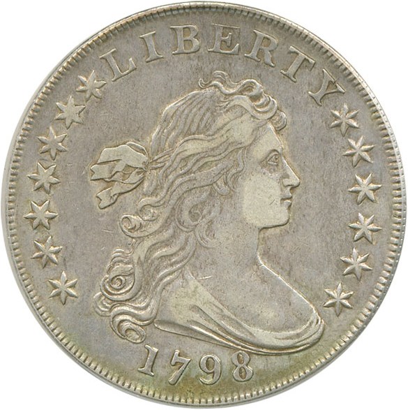 image for: 1798 $1 Lg. Eagle PCGS XF45