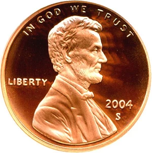 image for: 2004-S 1c NGC Proof 70 RD DCameo