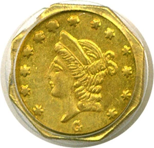 image for: 1864 50c BG-917 Bass PCGS AU58