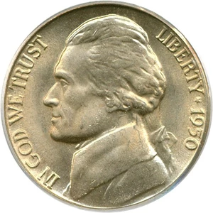 image for: 1950-D 5c PCGS MS65 FS ex: Omaha Bank Hoard