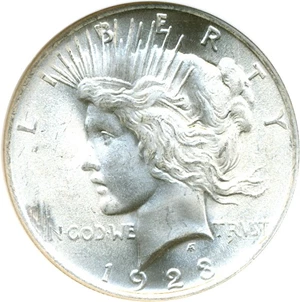 image for: 1923 $1 NGC MS66