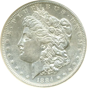 image for: 1884-S $1 ANACS AU50