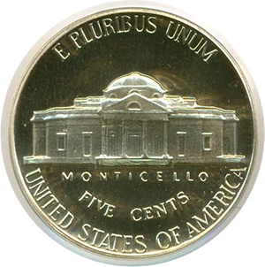 image for: 1960 5c PCGS Proof 67 DCameo