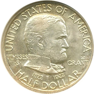 image for: 1922 50c Grant w/Star NGC MS65