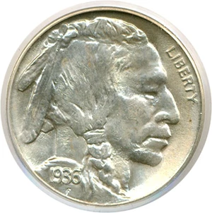 image for: 1936-S 5c PCGS MS65