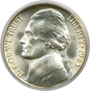image for: 1943-S 5c PCGS MS66 FS