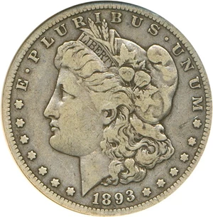 image for: 1893-S $1 NGC/CAC F15