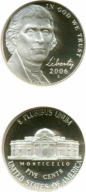 image for: 2006-S 5c Monticello NGC Proof 70 UCameo