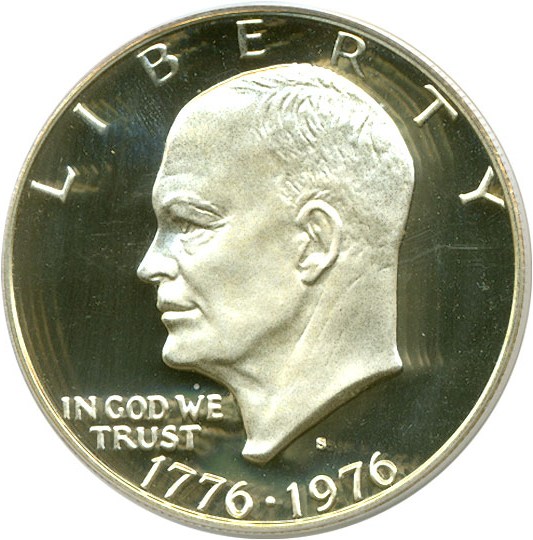 image for: 1976-S $1 Silver PCGS Proof 68 DCameo