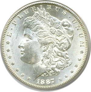 image for: 1887-S $1 PCGS MS64