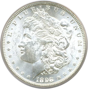 image for: 1898-S $1 PCGS MS63