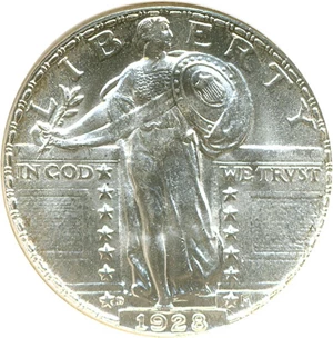 image for: 1928-D 25c NGC MS65