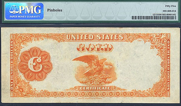 image for: Fr.1215 1922 $100  PMG AU55  [N930650]