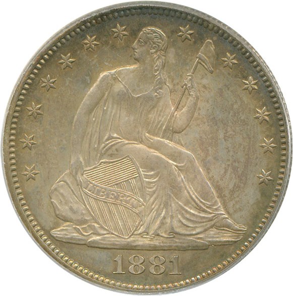 image for: 1881 50c  PCGS Proof 64
