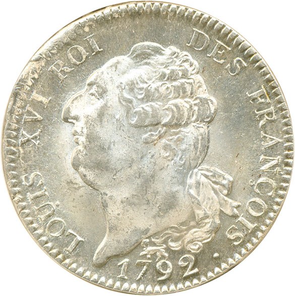 image for: France: 1792-A Ecu Kingdom  NGC MS65