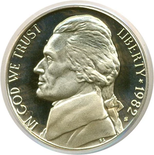 image for: 1982-S 5c PCGS Proof 69 DCameo OGH