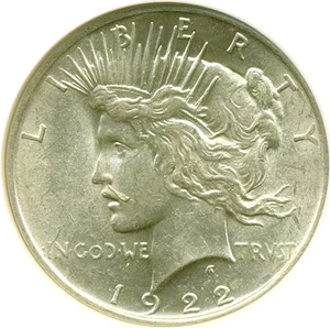 image for: Top 50 VAM: 1922 $1 Moustache NGC AU58 (VAM 12A)