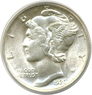 image for: 1926-D 10c PCGS/CAC MS65 FB
