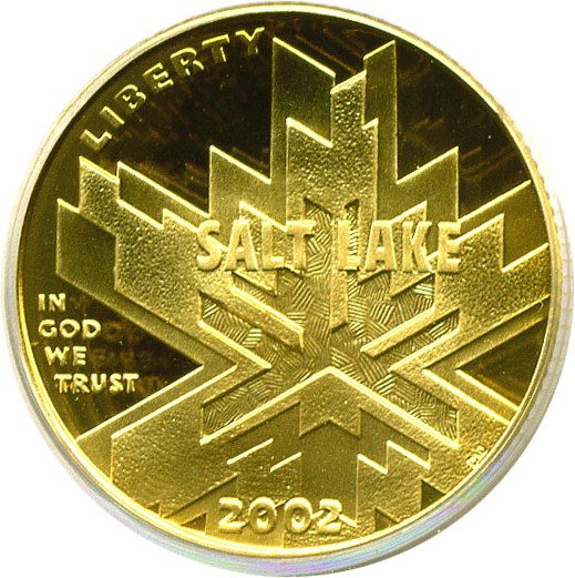 image for: 2002-W $5 Salt Lake City Olympics PCGS Proof 69 DCameo