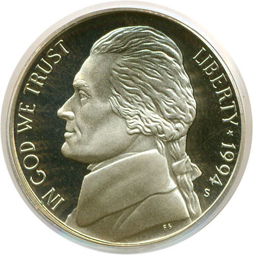 image for: 1994-S 5c  PCGS Proof 69 DCameo OGH