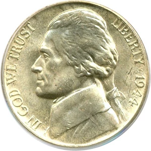 image for: 1944-D 5c PCGS MS66